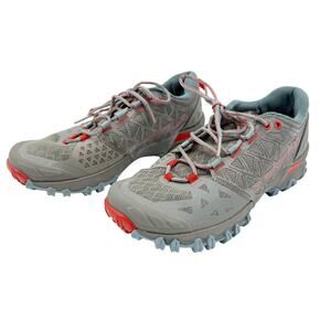 La Sportiva Bushido II blue gray orange Trail Running Shoes women's 6.5 outdoors
